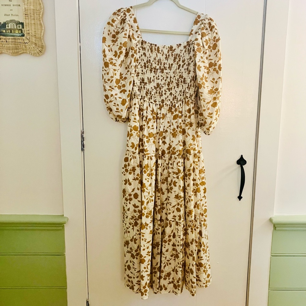 Blu Pepper Fall Floral Maxi Dress